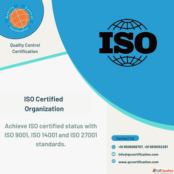 ISO Certified Organization ISO 9001 ISO 14001 ISO 27001