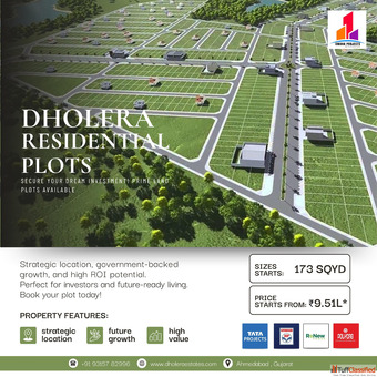 Buy Residential Plots in Dholera Smart City Government-Approved Investment Opportunity