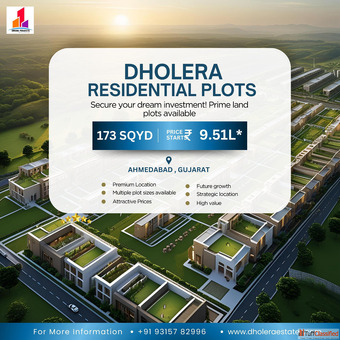 Buy Residential Plots in Dholera Smart City Government-Approved Investment Opportunity