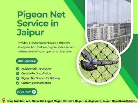 Best Pigeon Net Service in Jaipur for Balcony Safety