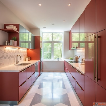 Minimal Modular Kitchen Design in Greater Noida