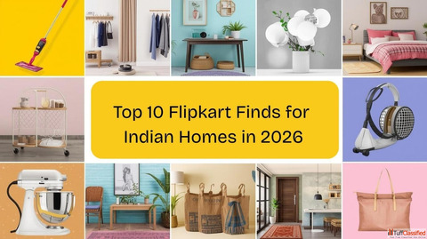 Top 10 Flipkart Home Finds 2026 Spin Mops Laptop Tables LED Bulbs 500