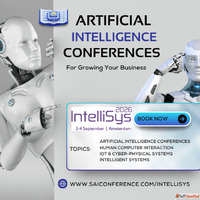 Join Artificial Intelligence Conferences by SAI Conference 2...
