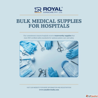 Bulk Medical Supplies for Hospitals with ISO-Certified Safety Standards