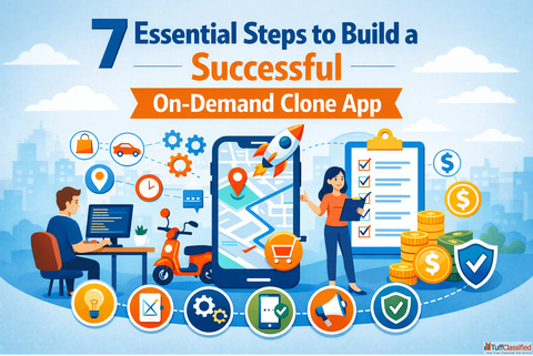 7 Essential Steps to Build a Successful On-Demand Clone App