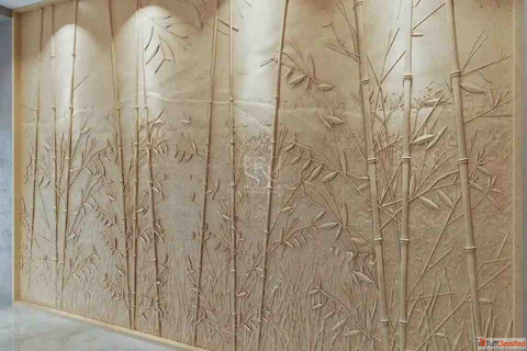 Premium Bamboo Pattern Decorative Wall Cladding - Stone Art By SKL