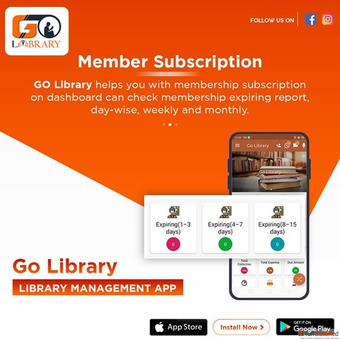 GoLibrary - Best Library Management App Digital Library Manager Application
