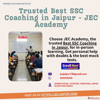 Trusted Best SSC Coaching in Jaipur - JEC Academy