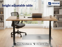 Height Adjustable Table for Smart Workspaces by Furnfair