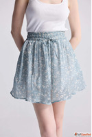 Floral Short Skirts for Women - Trendy Lightweight Summer-Re...