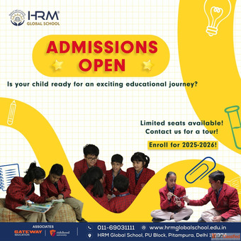 Nursery Admission in Pitampura at HRM Global School