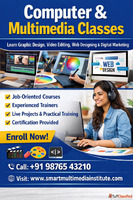 Best Computer Multimedia Classes - Job Oriented Training Ins...