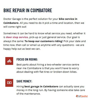 Finding for the Best Bike Repair Service in Coimbatore