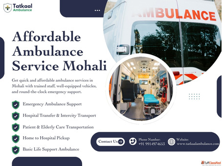 247 Ambulance Service in Mohali