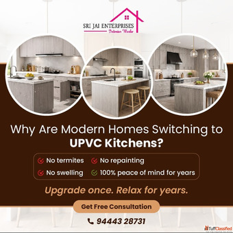 UPVC Modular Kitchen Chennai UPVC Modular Kitchen - Sri jai Enterprises