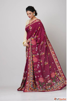 Beautiful Maroon Saree Online - Latest Styles Available at M...