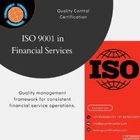 ISO 9001 in Financial Services ISO 9001 ISO 14001 ISO 27001