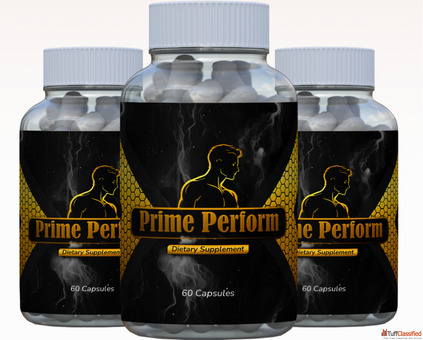 Prime Perform Men's Performance Formula - Natural Support for Strength Energy Vitality
