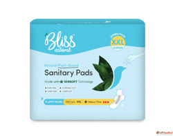 Bliss Natural Sanitary Pads - Soft Touch Strong Defense