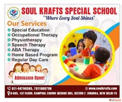 ADMISSIONS OPEN - SOULKRAFTS SPECIAL SCHOOL Dwarka Sector 7