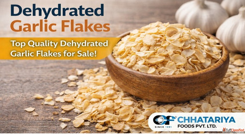 Dehydrated Garlic Flakes Manufacturer Bulk Supplier in India