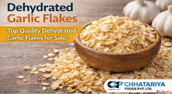 Dehydrated Garlic Flakes Manufacturer Bulk Supplier in India