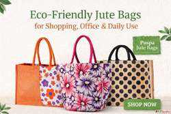 Eco-Friendly Jute Bags for Shopping Office Daily Use