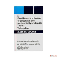 Trajenta Duo 2.5mg1000mg Tablet - Metformin Linagliptin Tabl...