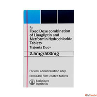 Trajenta Duo 2.5mg500mg Tablet - Metformin Linagliptin Table...