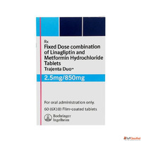 Trajenta Duo 2.5mg850mg Tablet - Boehringer Ingelheim Anti D...