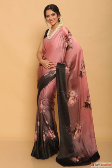 Buy Satin Saree Online - Smooth Stylish Satin Sarees at Mirraw