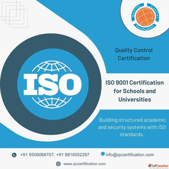 ISO 9001 Certification for Schools and Universities ISO 9001 ISO 14001 ISO 27001