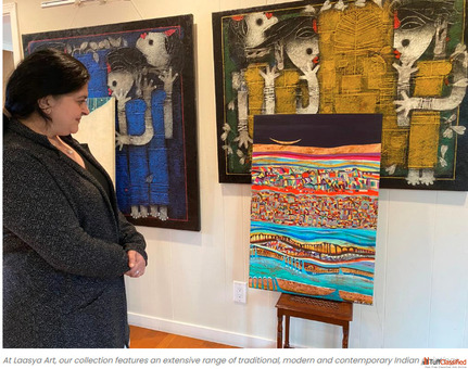 Indian Artists Directory Contemporary Indian Art - Laasya Art