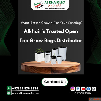 High Quality Flat Grow Bags Exporter from India to UAE