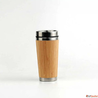 Bamboo Mugs With Flip Lid