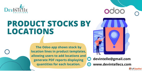 Product Stocks By locations Report in Odoo