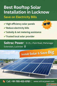 Solar Panel Installation in Lucknow Soltrac Power