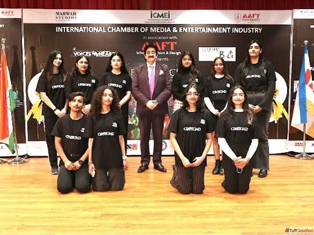 CINEKIND Award of Film Federation of India Showcased at International Fashion Summit at Marwah Studi