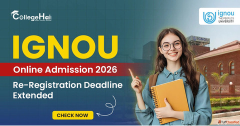 IGNOU Online Admission 2026 Last Date Extended - Apply Now