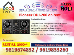 Best DJ Controller on Rent for Holi 2026 - Pioneer DDJ 200