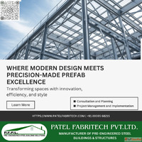 Acquire pre engineered steel buildings Systems by Patel Fabr...