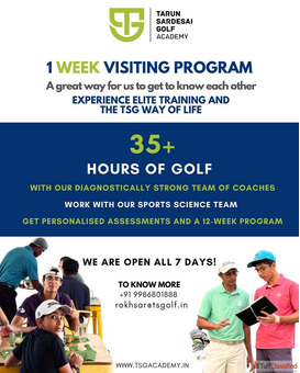 Residential Golf Coaching in India for Bangkok Players
