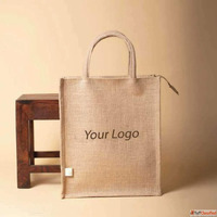 Jute Bag with Zip