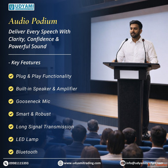 Audio Podium in Indore Udyami Trading and Manufacturing