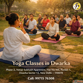 Affordable Morning Evening Yoga Classes in Dwarka Om Yoga Kaksha