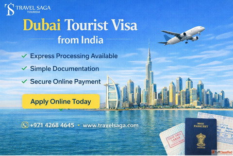 Apply Dubai Tourist Visa from India - Start Your Trip Today