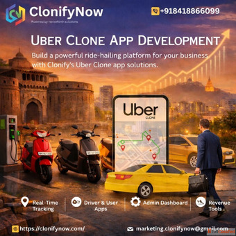 Uber Clone App Development Services Launch a Powerful Uber Like App