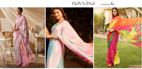 Explore Graceful Sarees for Sangeet Nights - navyasa