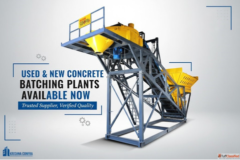 Used New Concrete Batching Plants Available Now - Trusted Supplier Verified Quality