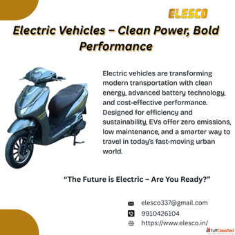 Elesco Electric Vehicles - Powering the Future of Mobility